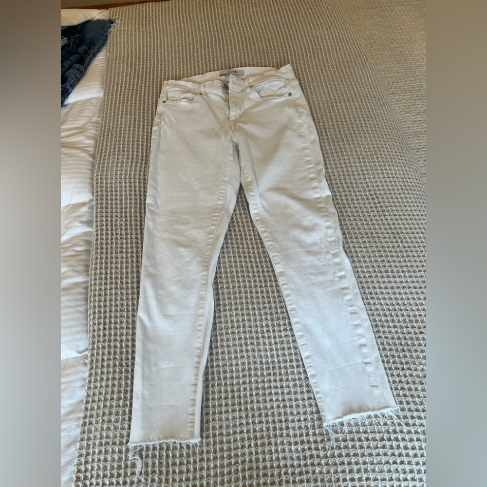 Joe's Jeans Straight Leg Jeans in Light Beige